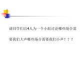 部编版语文一年级上册-06课文（二）-05口语交际：用多大的声音-课件02