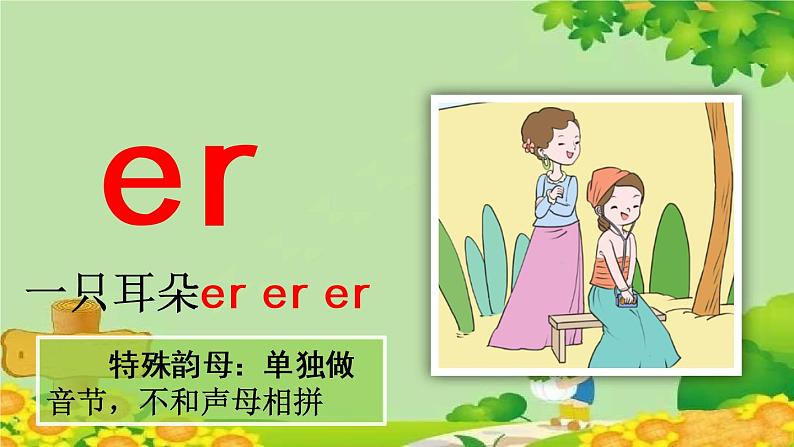 部编版语文一年级上册汉语拼音11 ie üe er 课件第8页