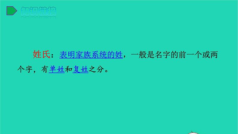 2022一年级语文下册 识字一 2.姓氏歌教学课件（38张）04