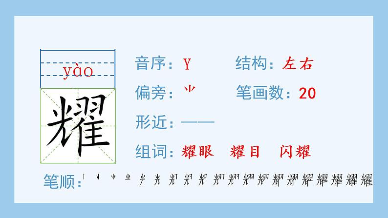 部编语文五年级上册23.鸟的天堂（生字课件）第5页