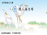 部编语文五年级上册9 猎人海力布生字笔顺课件