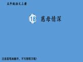部编语文五年级上册18 慈母情深生字教学课件