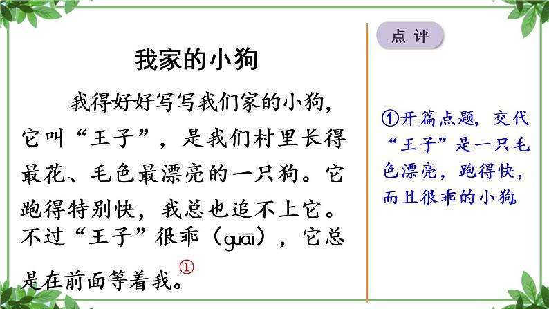 部编版语文三年级上册 教学课件_第五单元习作例文 我家的小狗103