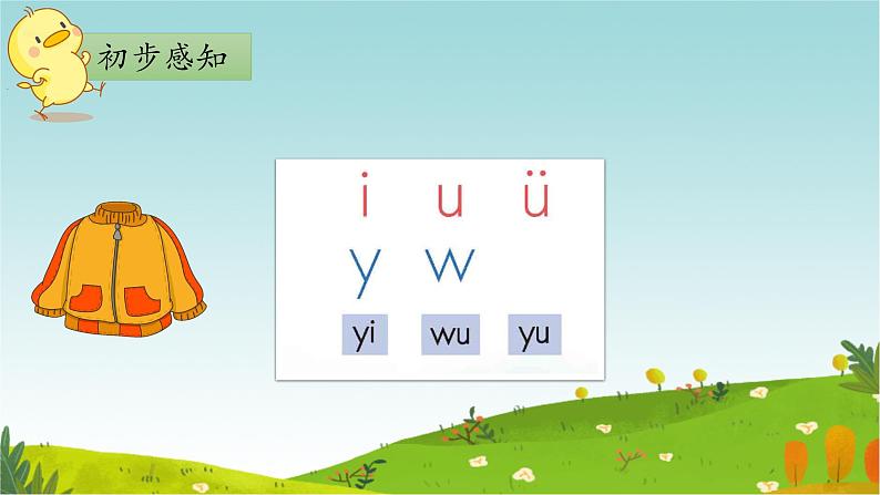 部编版1上语文2《i u ü y w》课件+教案04