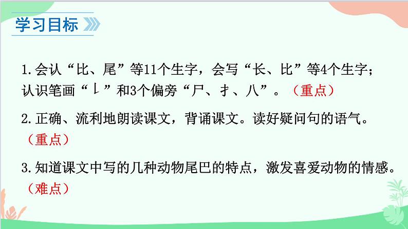 小学语文一年级上册6 比尾巴 课件6第2页