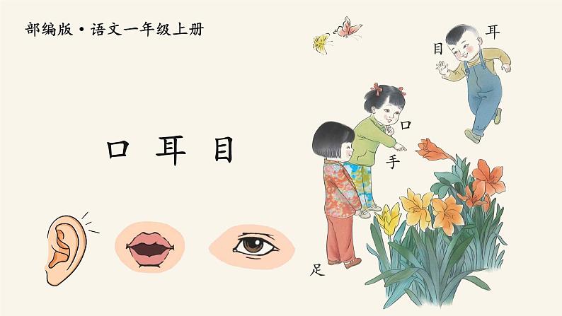 部编版语文一年级上册3《口耳目》（课件）03
