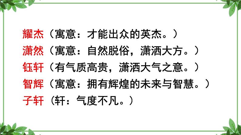 部编版语文三年级上册 教学课件_第四单元口语交际 名字里的故事2第3页