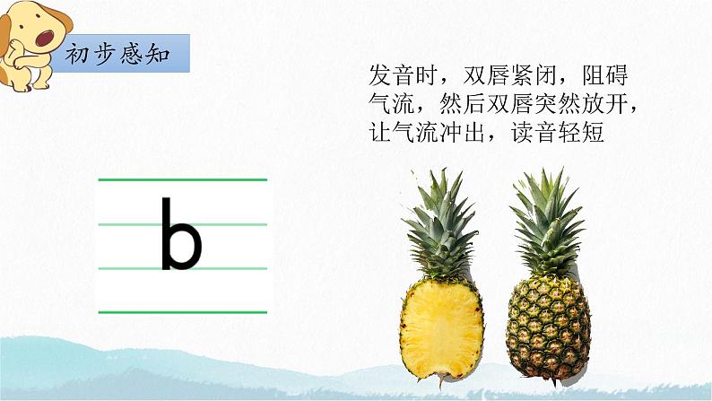 部编版1上语文3《b p m f》课件+教案05