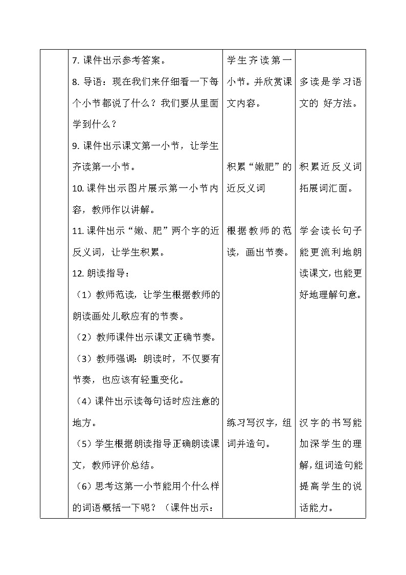 《田家四季歌》第一课时教案第3页
