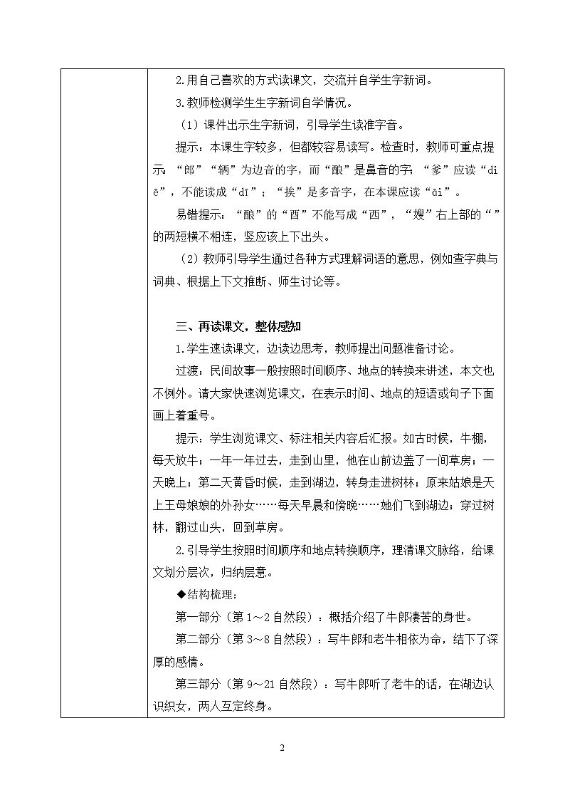 10《牛郎织女（一）》课件PPT+生字课件+教案+练习+音视频素材02