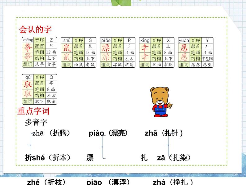 部编版语文二年级上册 第23课    纸船和风筝（课件）第5页