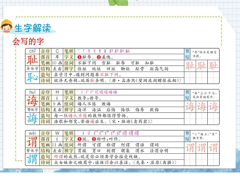 部编版语文五年级上册 第25课  古人谈读书（课件）03