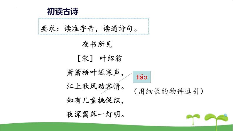 部编版语文三年级上册 4《古诗三首 夜书所见》（课件）04