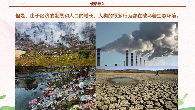 部编版语文四年级上册口语交际《我们与环境》课件PPT+教案05