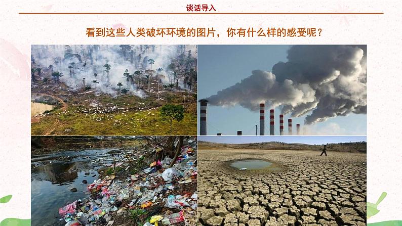 部编版语文四年级上册口语交际《我们与环境》课件PPT+教案06