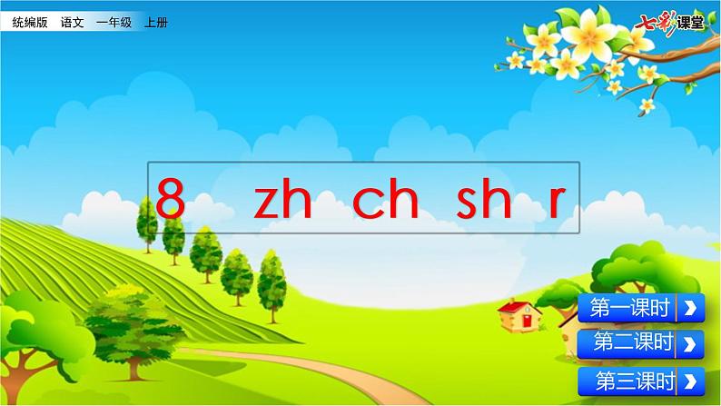 部编版语文一年级上册汉语拼音8  zh ch sh r 课件第2页