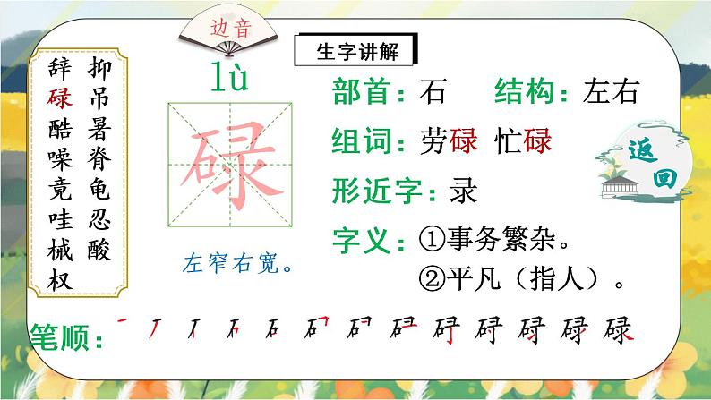 18《慈母情深》课件PPT+生字课件+教案+练习+音视频素材05