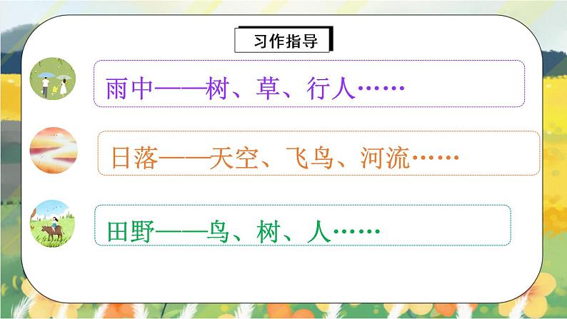 部编版语文五年级上册  习作七：______即景  课件PPT+教案06
