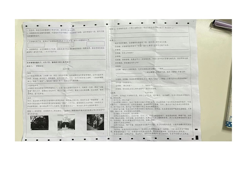四川省成都市锦江区2021-2022学年四年级下学期期末学科素养检测语文试题02