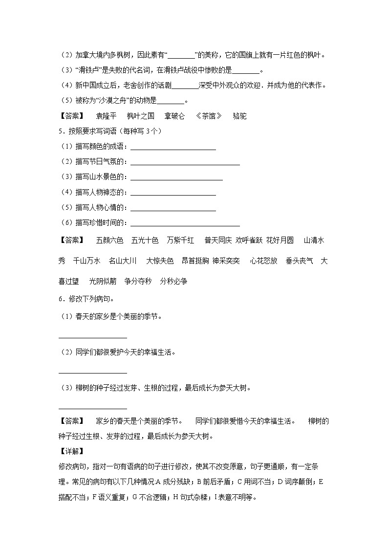 部编版 三年级下册语文15.《小虾》C卷·拓展延伸（解析版）第2页
