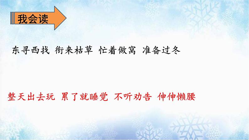 人教部编版语文二年级上册课文（四）13.寒号鸟 课件第2页