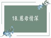 部编版语文五上六单元《慈母情深》课件