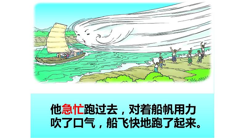 人教部编版语文二年级上册课文（六）24.风娃娃 课件1第8页