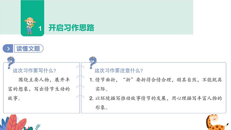 部编版语文六年级上册  习作四：笔尖流出的故事  课件PPT第5页