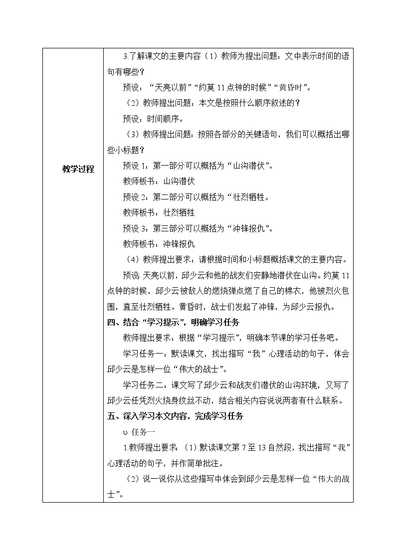 部编版6上语文9《我的战友邱少云》课件PPT+教案03