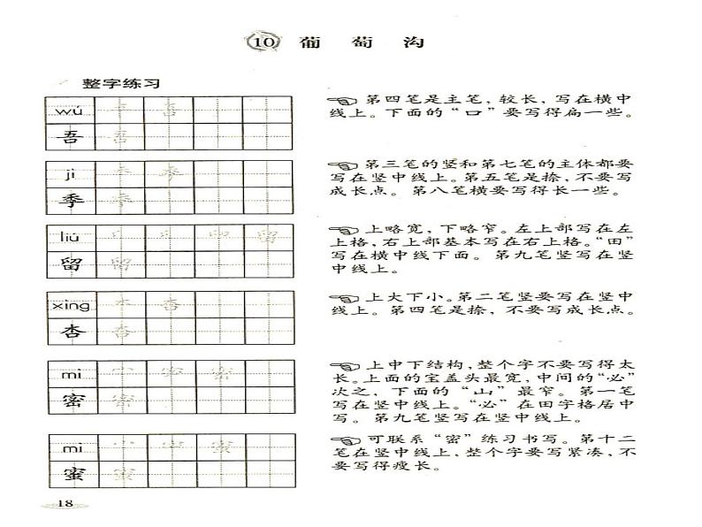 部编版二年级语文上册--11《葡萄沟》课件第8页