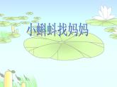 部编版二年级语文上册--1《小蝌蚪找妈妈》课件2