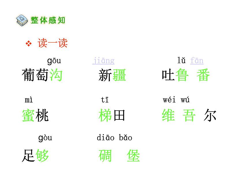 部编版二年级语文上册--11《葡萄沟》课件1第5页