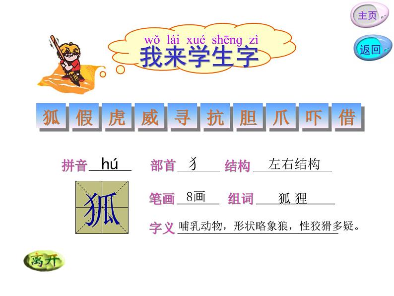 部编版二年级语文上册--21《狐假虎威》课件第4页