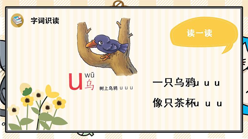 部编版一上语文：汉语拼音2《i u ü y w》精品游戏互动课件07