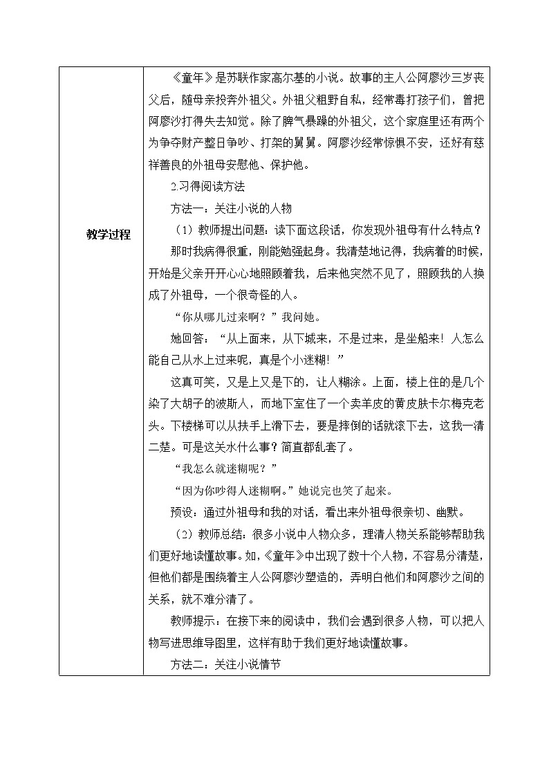 部编版6上语文快乐读书吧《笑与泪，经历与成长》教案第3页