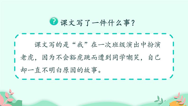 人教部编版语文四年级上册19.一只窝囊的大老虎  课件第2页