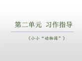 部编版四年级语文上册--《习作：小小“动物园”》课件