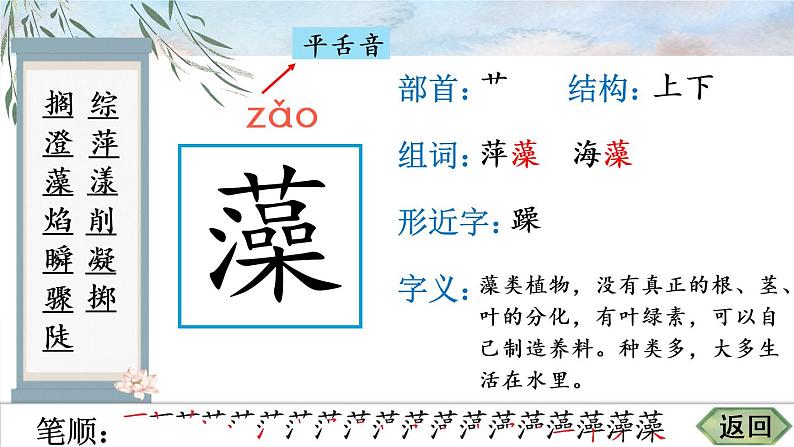 部编语文六年级上册25 好的故事生字教学课件第7页