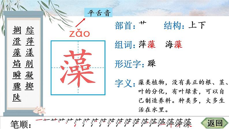 部编语文六年级上册25 好的故事生字笔顺课件07