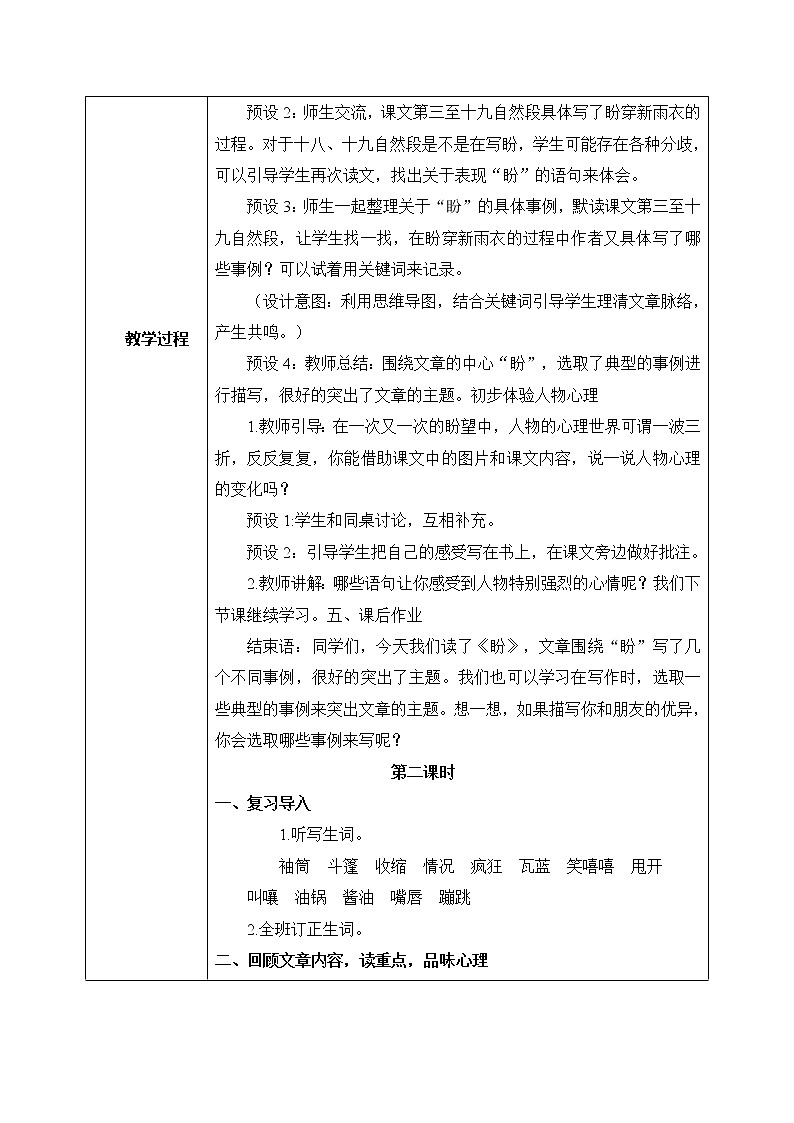 部编版6上语文17《盼》课件PPT+教案03