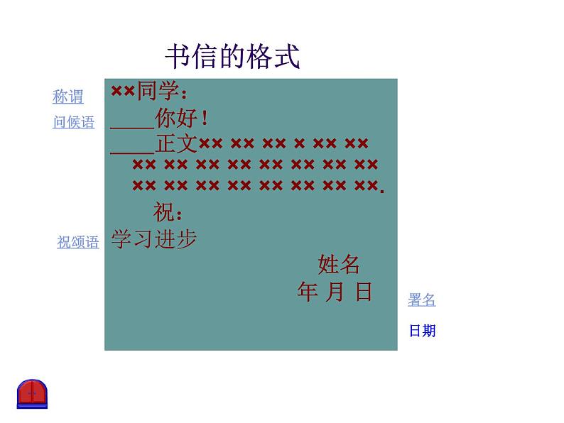 部编版四年级语文上册--习作：写信-课件04