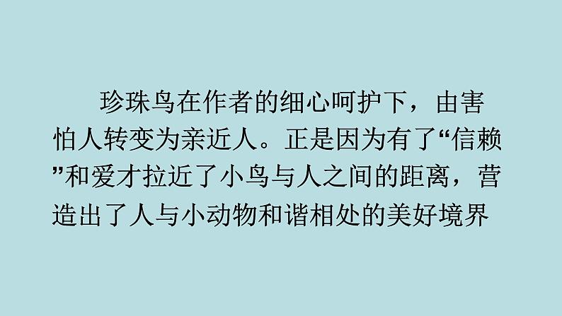 人教部编版语文五年级上册 4.珍珠鸟  课件第6页