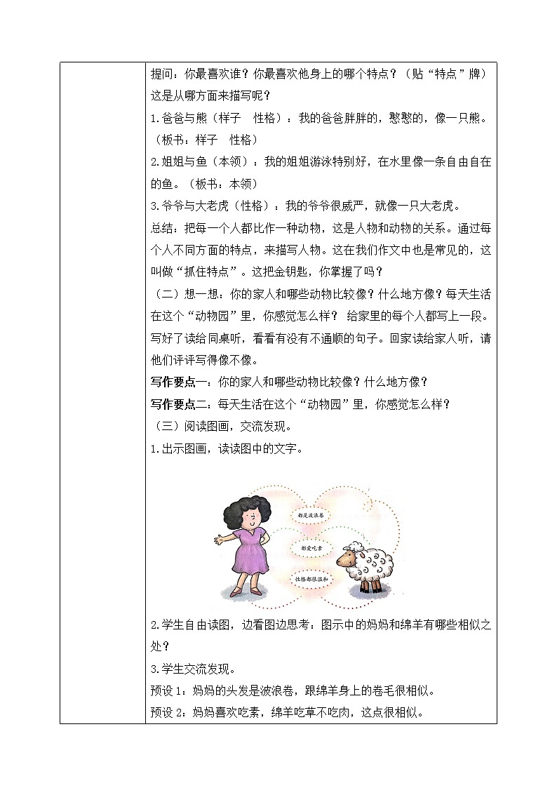 部编版语文四上习作：《小小”动物园“》教学设计第2页