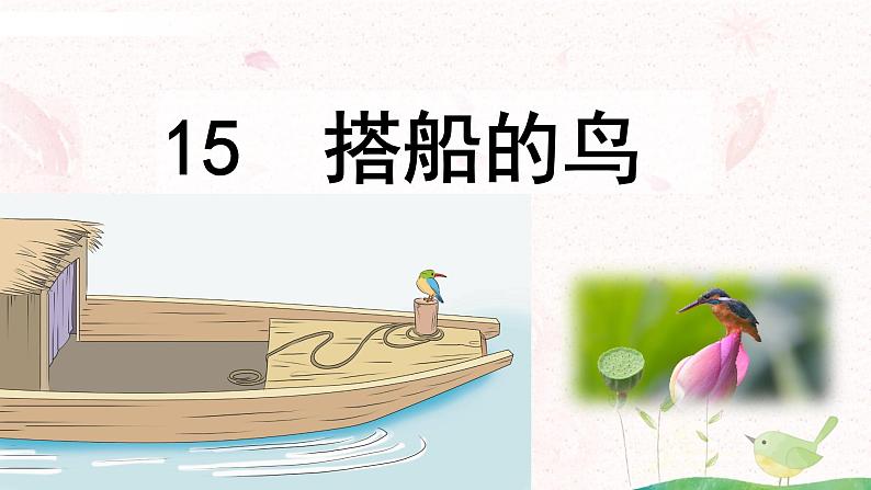 15《搭船的鸟》第一课时课件+教案07