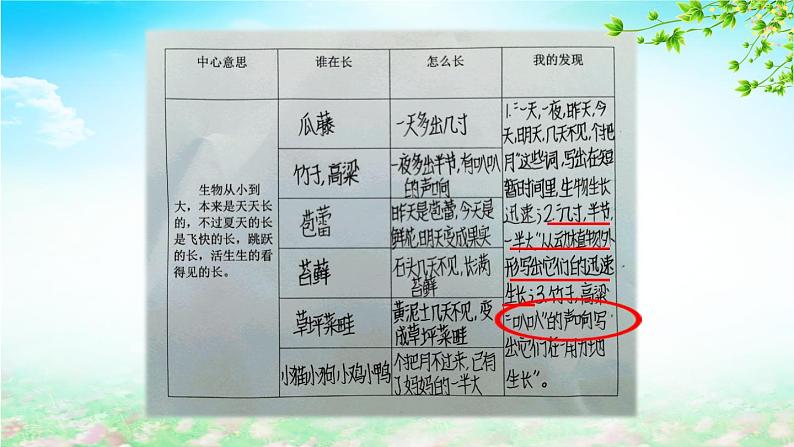 5.1《夏天里的成长》（第二课时）课件第6页
