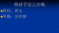 人教部编版语文四年级上册 修辞手法之比喻  复习课件