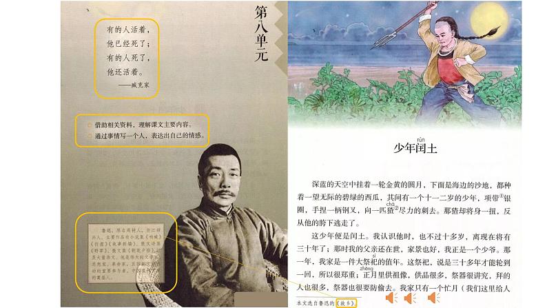 8.1《少年闰土》课件第2页