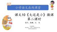 小学语文人教部编版一年级上册10 大还是小教案配套课件ppt