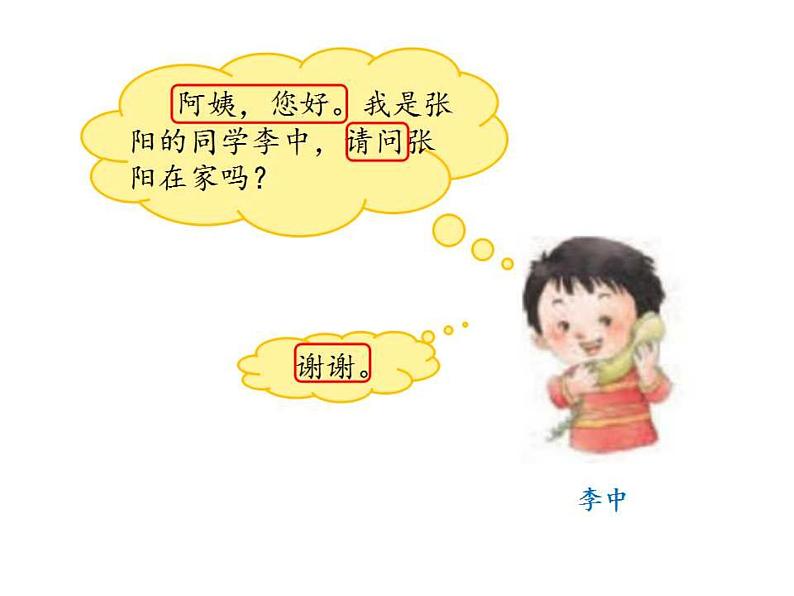 小学语文 部编版 一年级《口语交际：打电话》 课件07