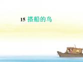 人教版三年级上册15 搭船的鸟 课件